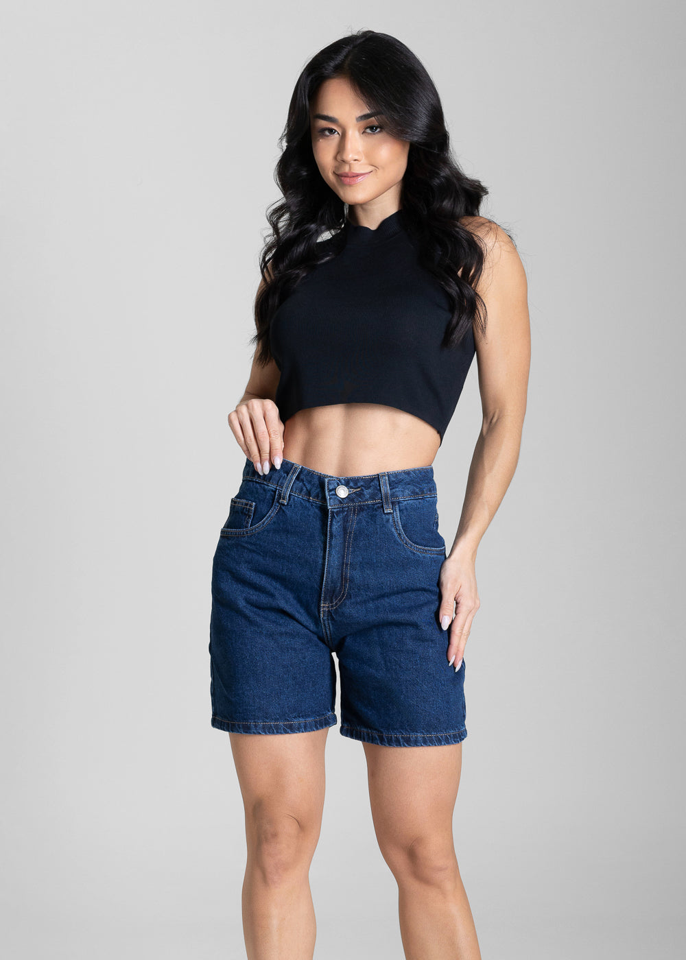 Shorts Jeans Sawary - 284170 AZUL