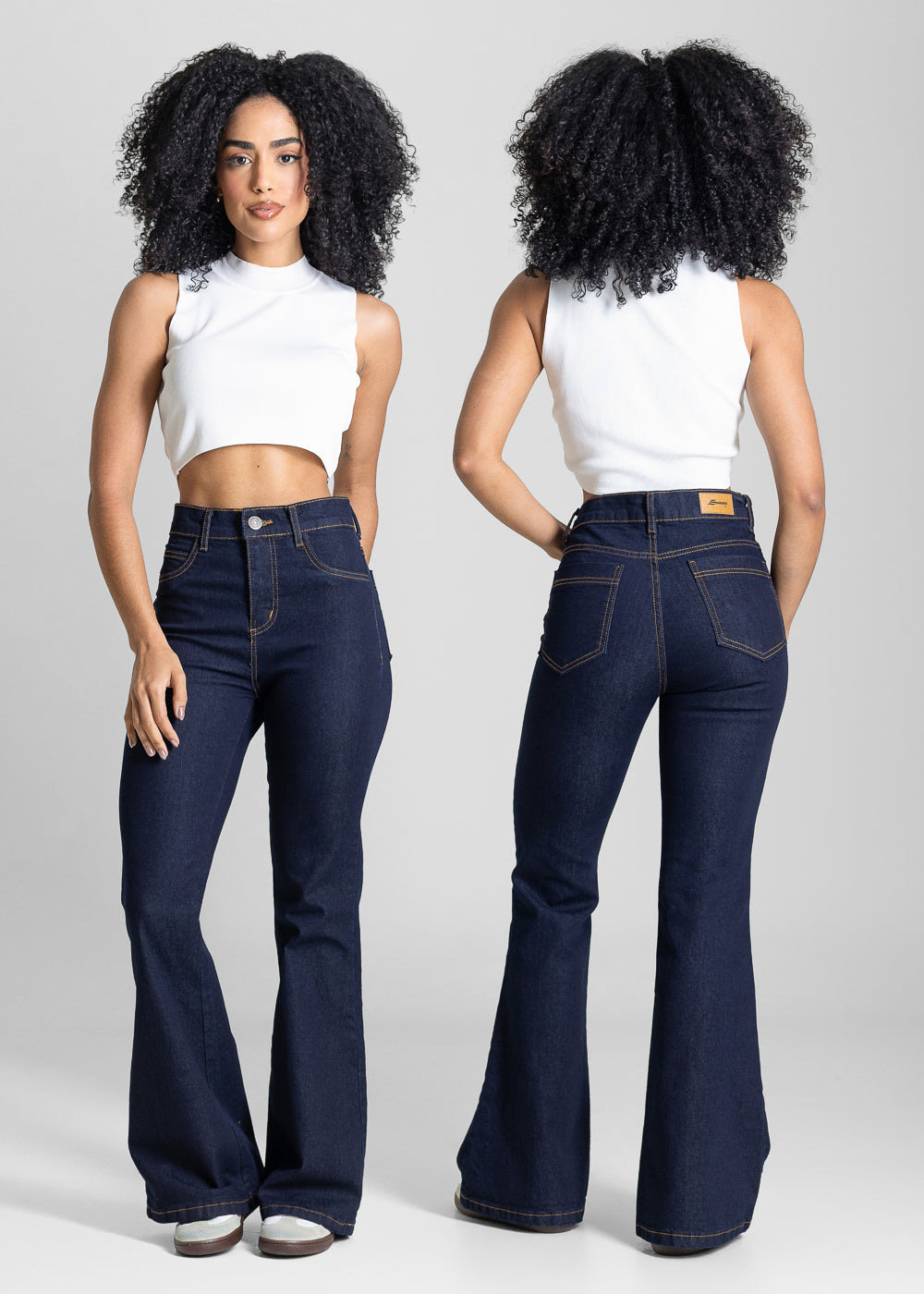 Calça Jeans Sawary Flare Petit - 284175 AZUL