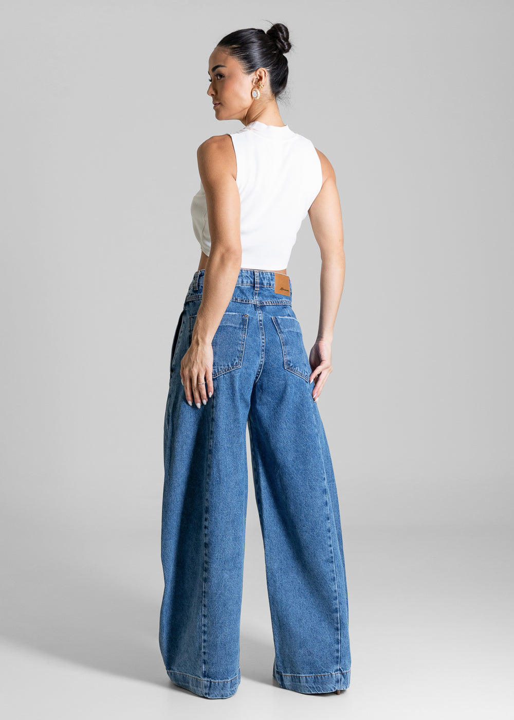 Calça Jeans Sawary Balloon - 284177 AZUL