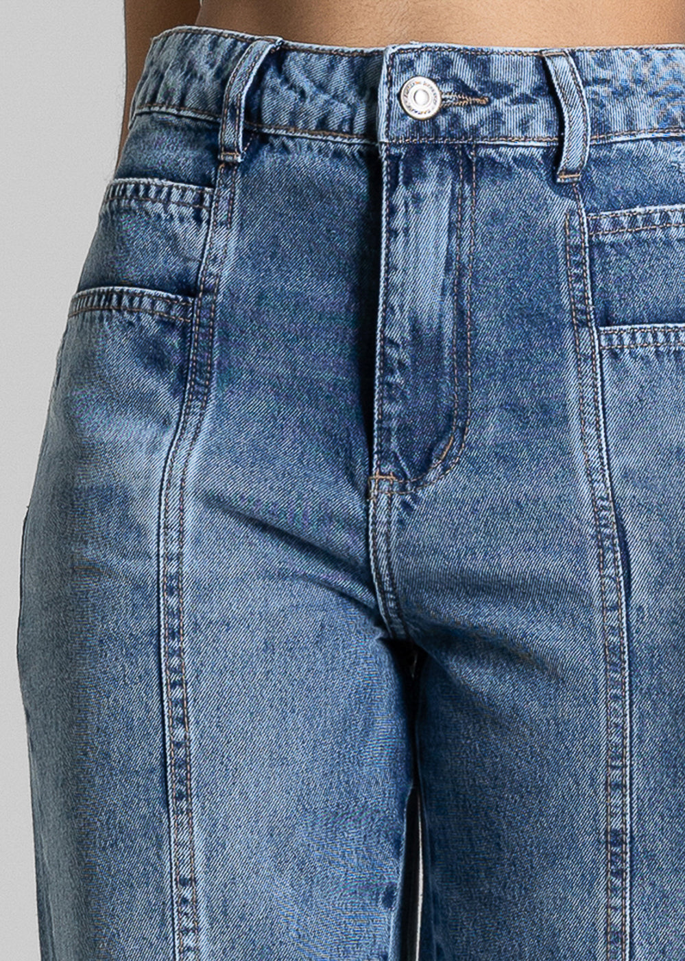 Calça Jeans Sawary Wide Leg - 284194 AZUL