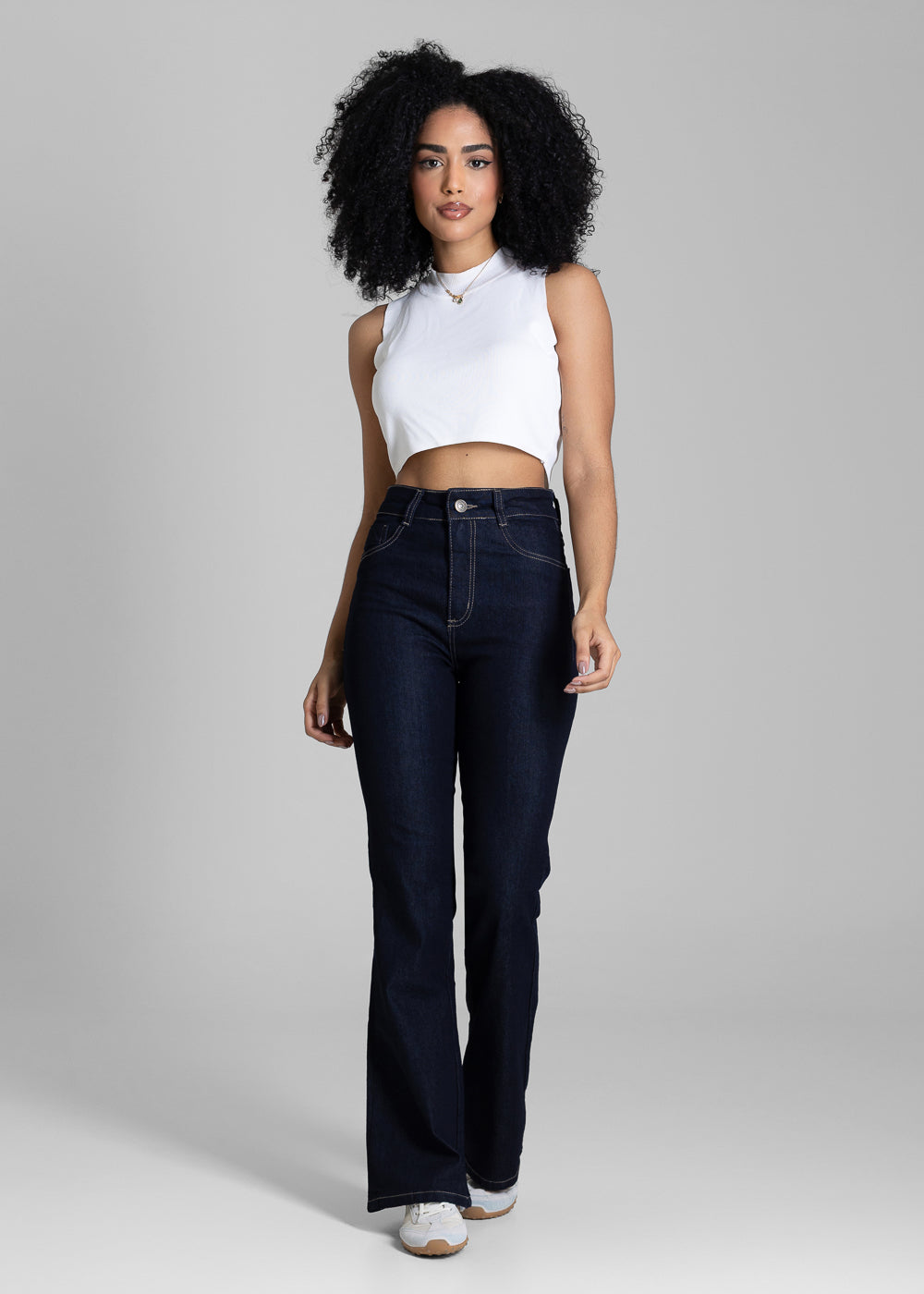 Calça Jeans Sawary Flare Petit - 284201 AZUL
