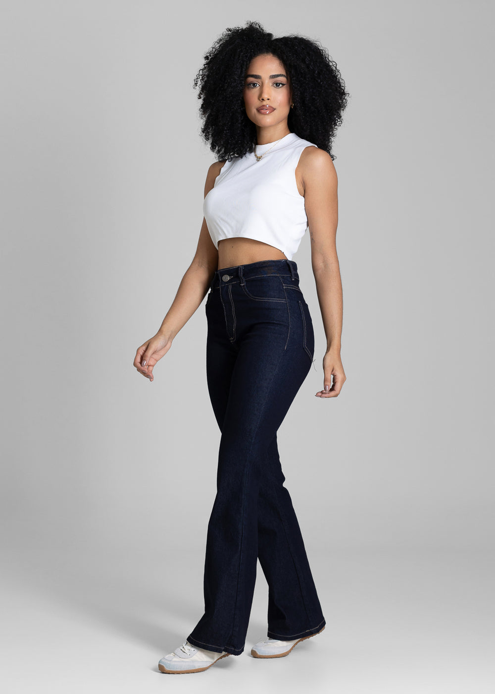 Calça Jeans Sawary Flare Petit - 284201 AZUL