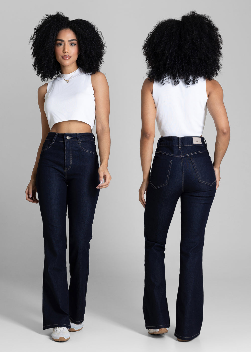 Calça Jeans Sawary Flare Petit - 284201 AZUL