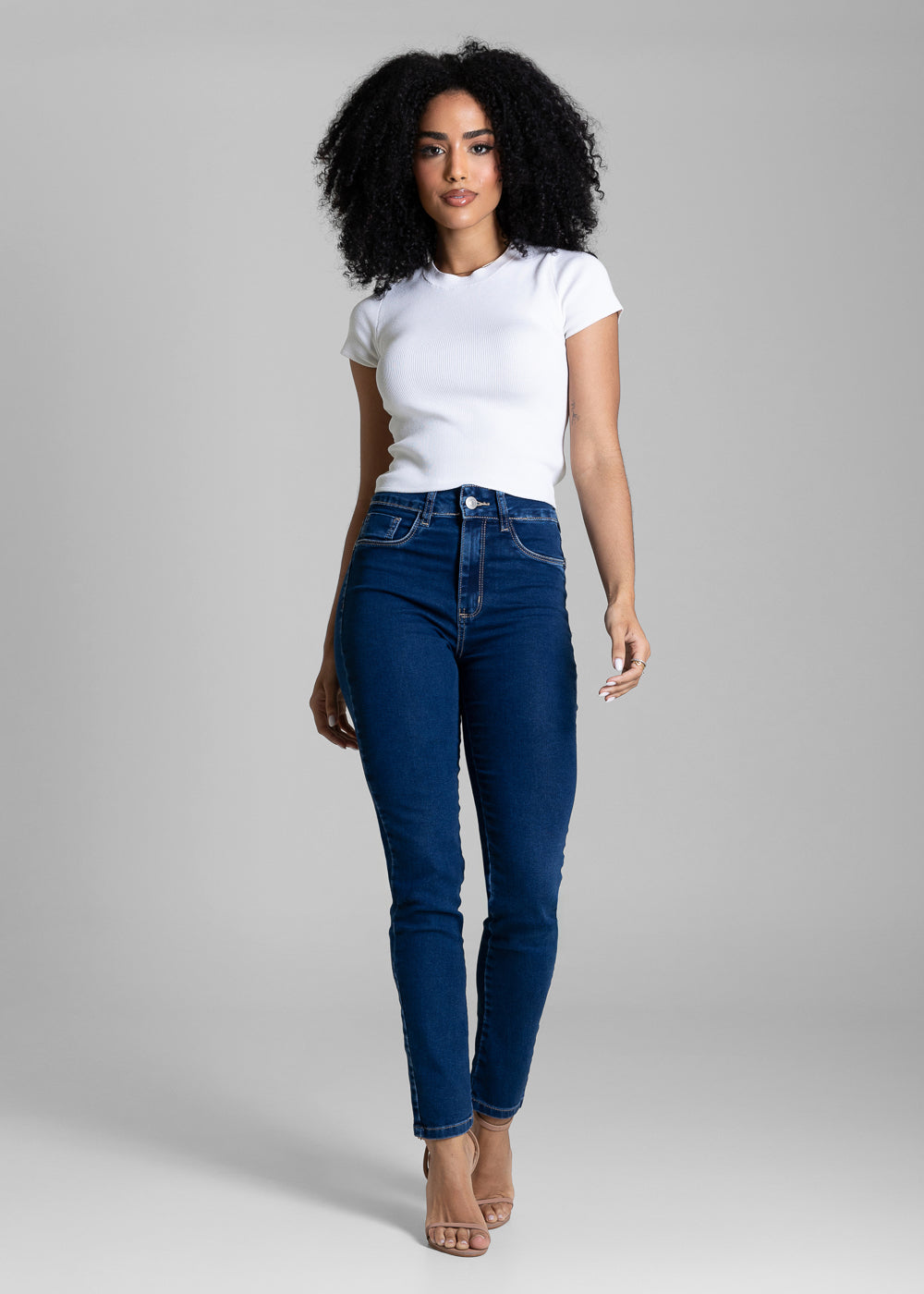 Calça Jeans Sawary Push Up - 284206 AZUL