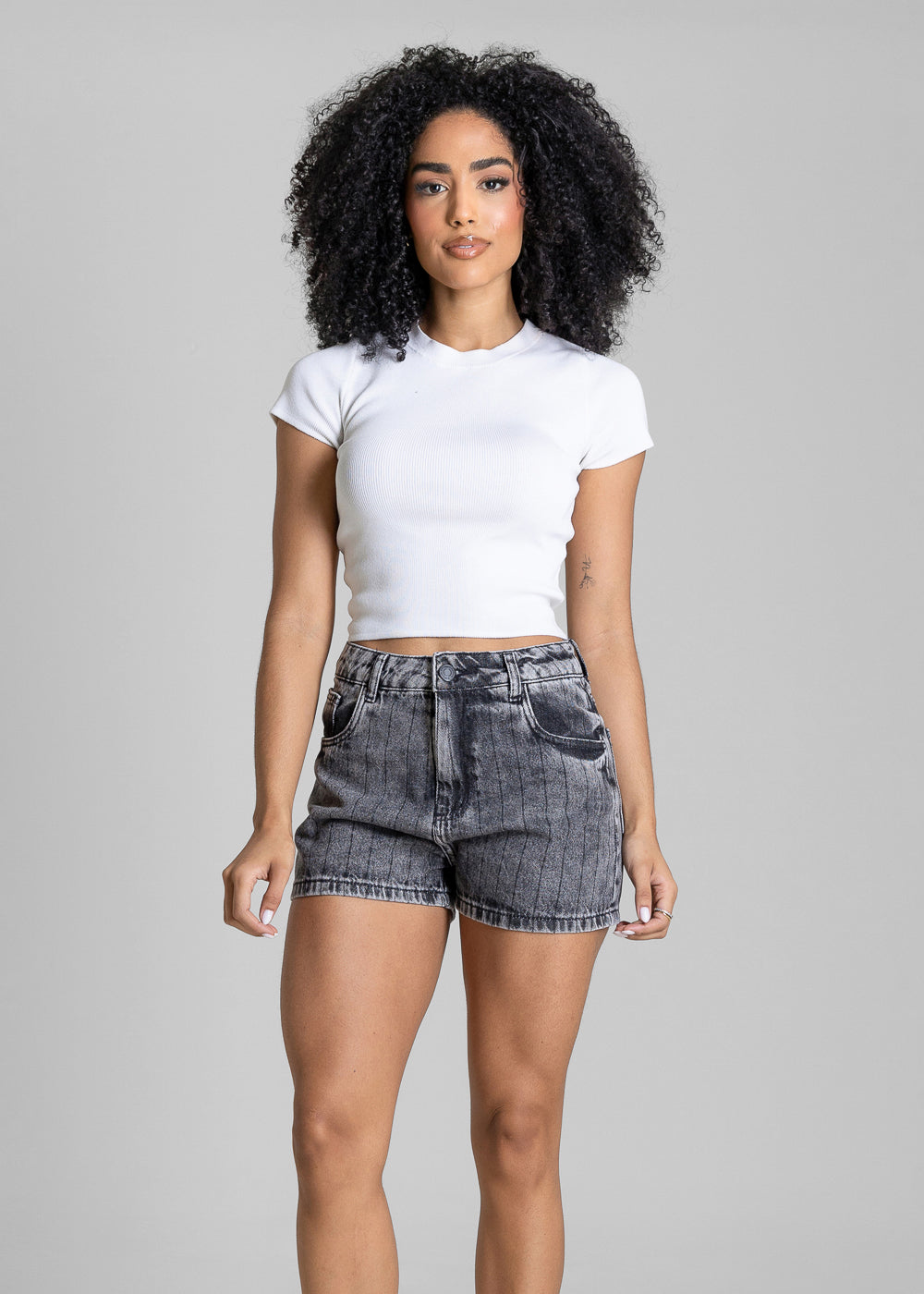 Shorts Jeans Sawary - 284214 ESTAMPADO