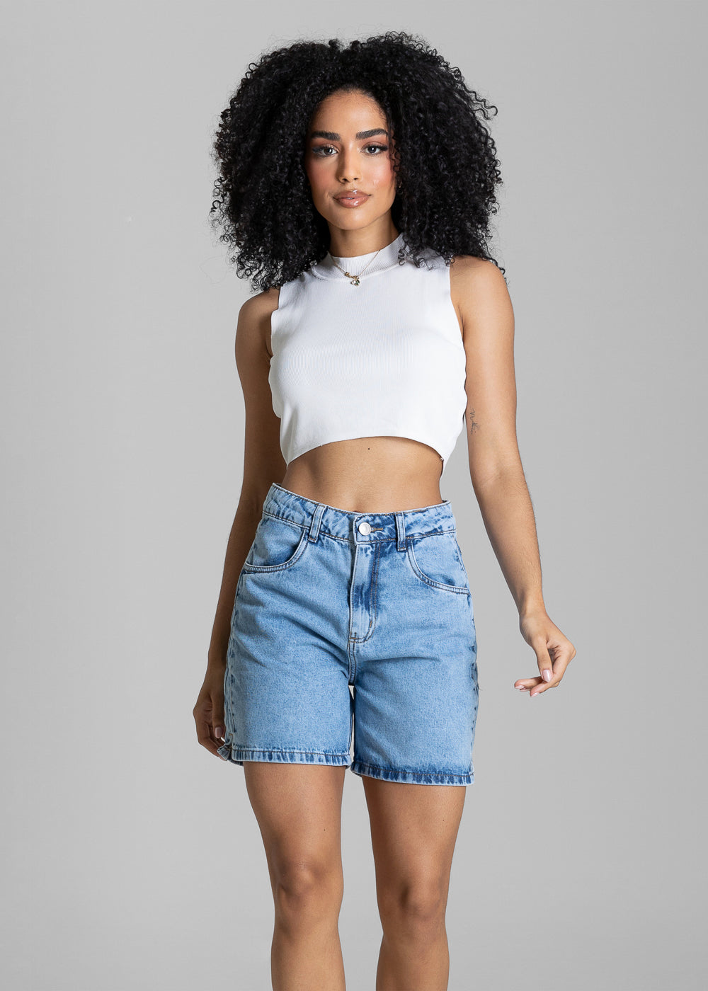 Shorts Jeans Sawary - 284245 AZUL