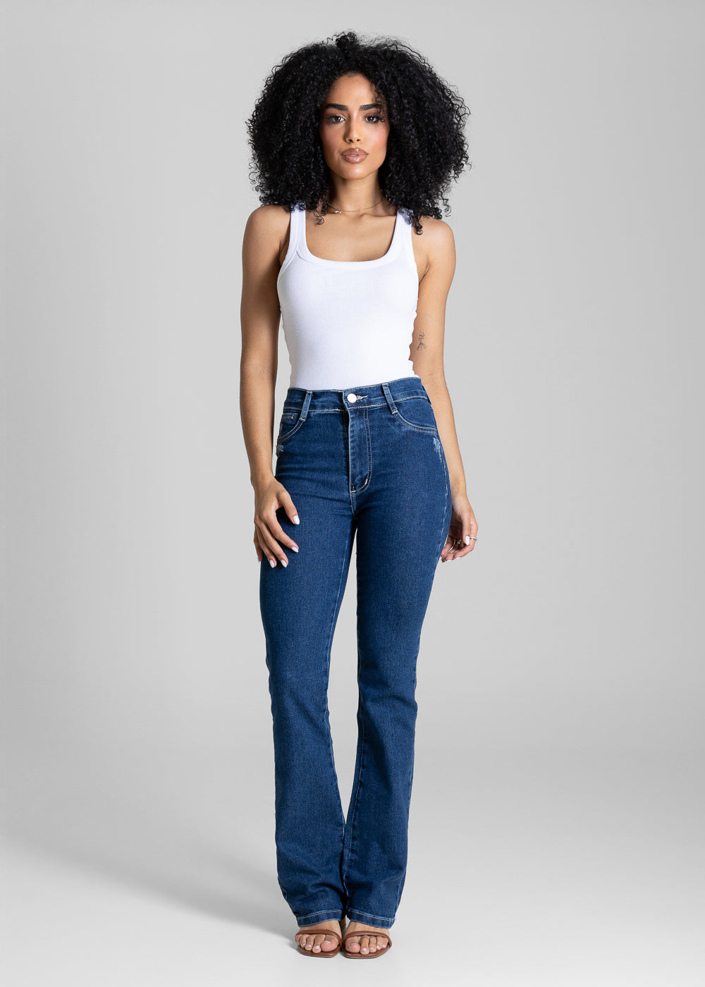 Calça Jeans Sawary Boot Cut - 284263 AZUL