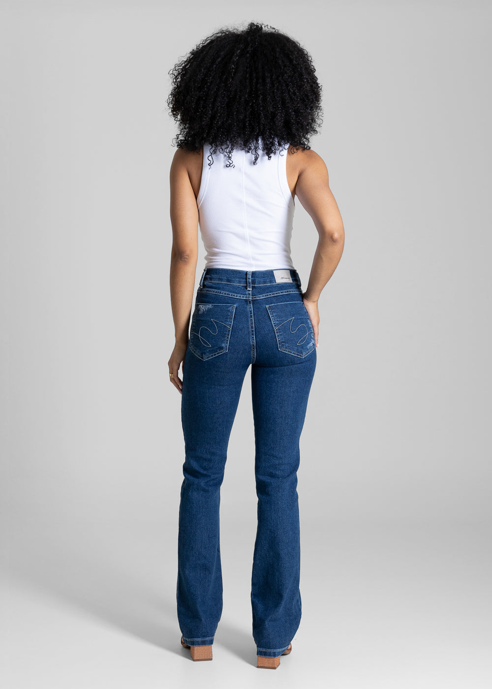 Calça Jeans Sawary Boot Cut - 284263 AZUL