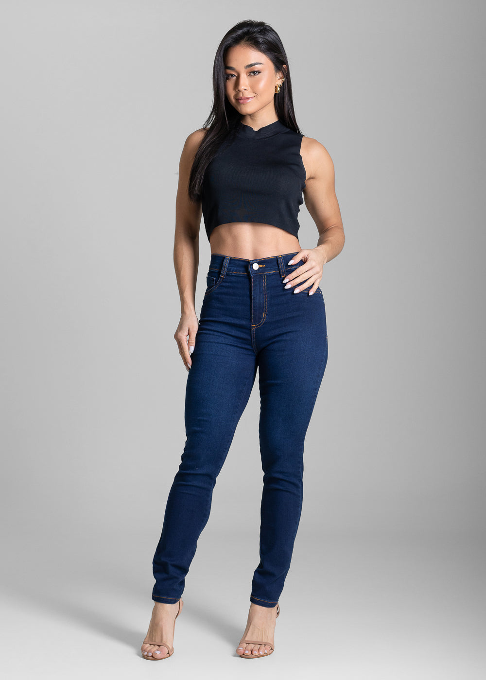 Calça Jeans Sawary Cigarrete - 284281 AZUL
