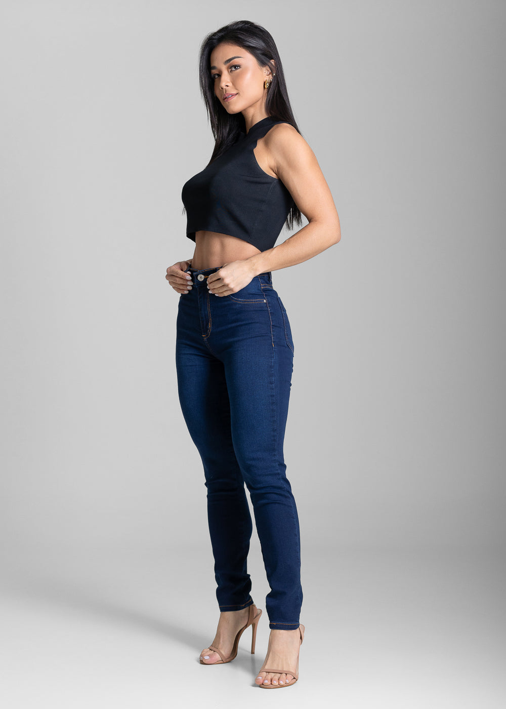 Calça Jeans Sawary Cigarrete - 284281 AZUL