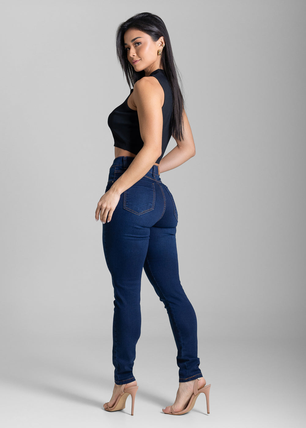Calça Jeans Sawary Cigarrete - 284281 AZUL