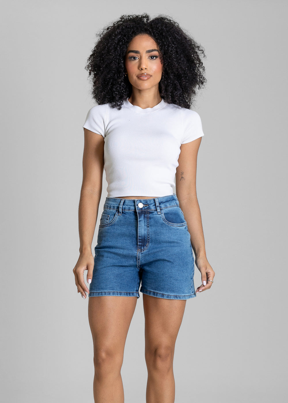 Shorts Jeans Sawary - 284361 AZUL