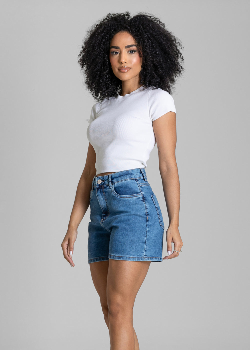 Shorts Jeans Sawary - 284361 AZUL