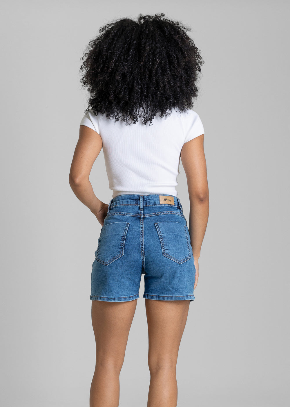 Shorts Jeans Sawary - 284361 AZUL