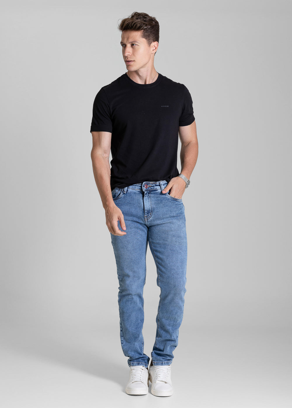 Calça Jeans Sawary Slim - 284376 AZUL