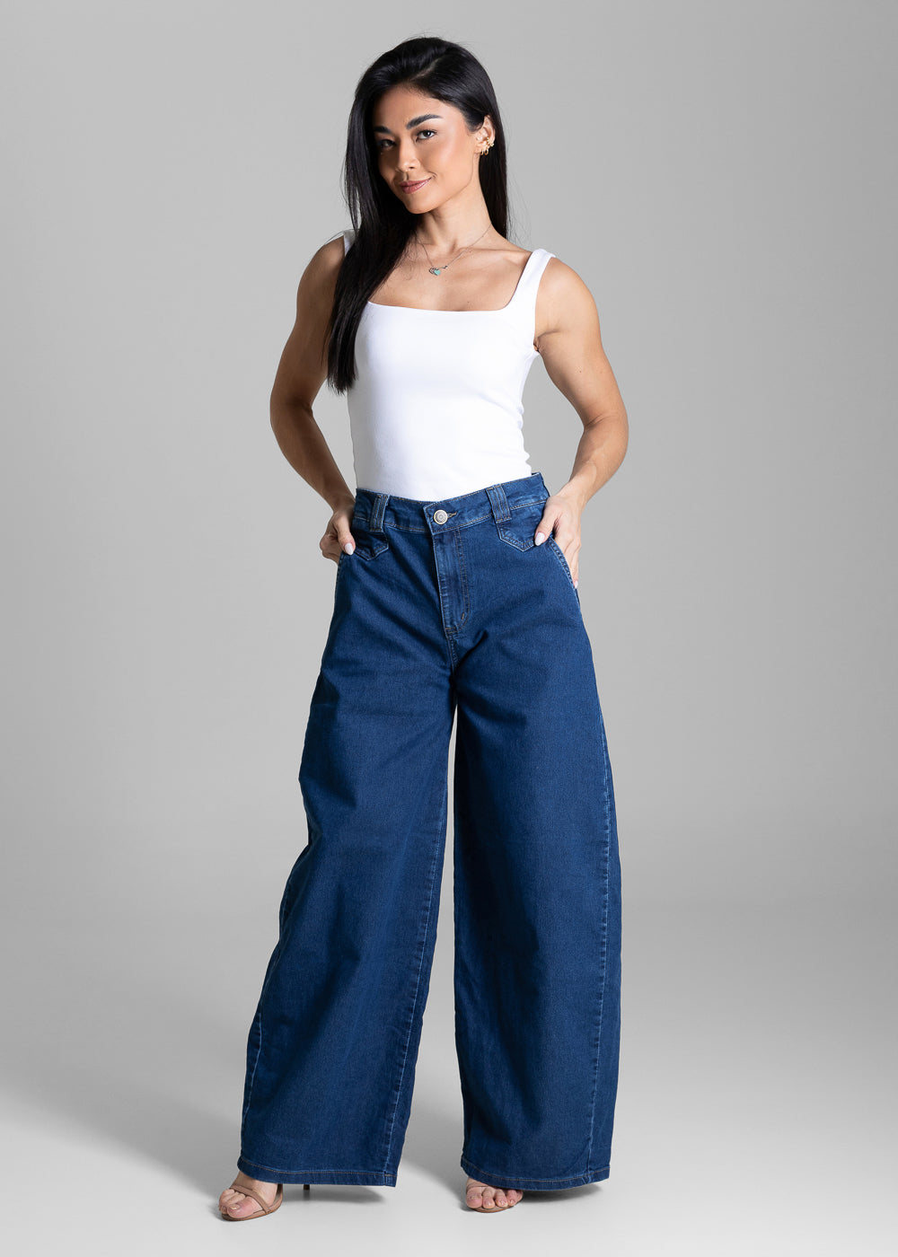 Calça Jeans Sawary Balloon - 284381 AZUL