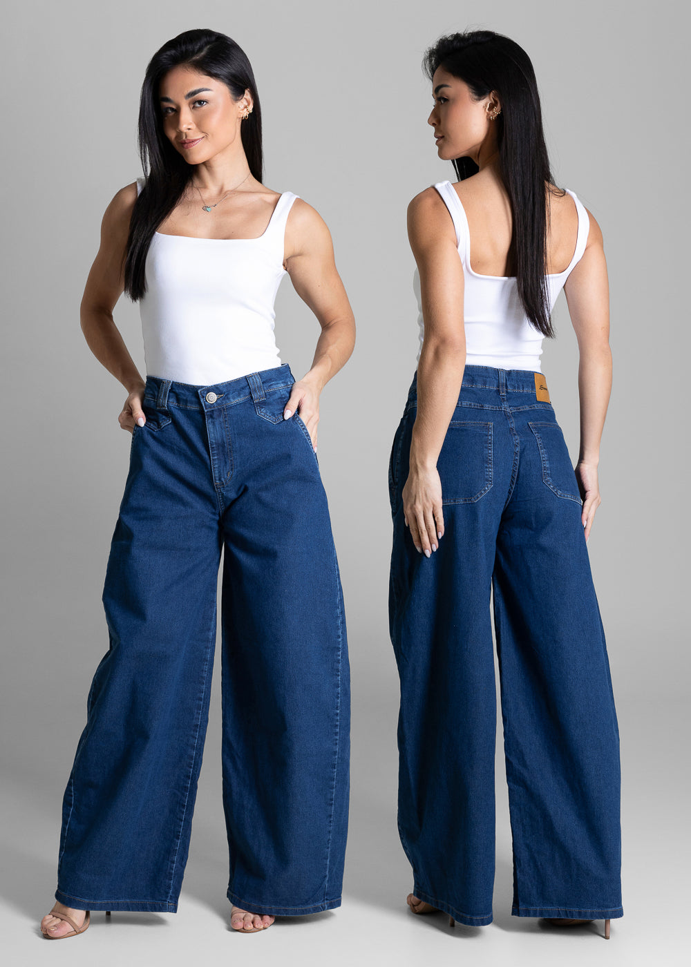 Calça Jeans Sawary Balloon - 284381 AZUL