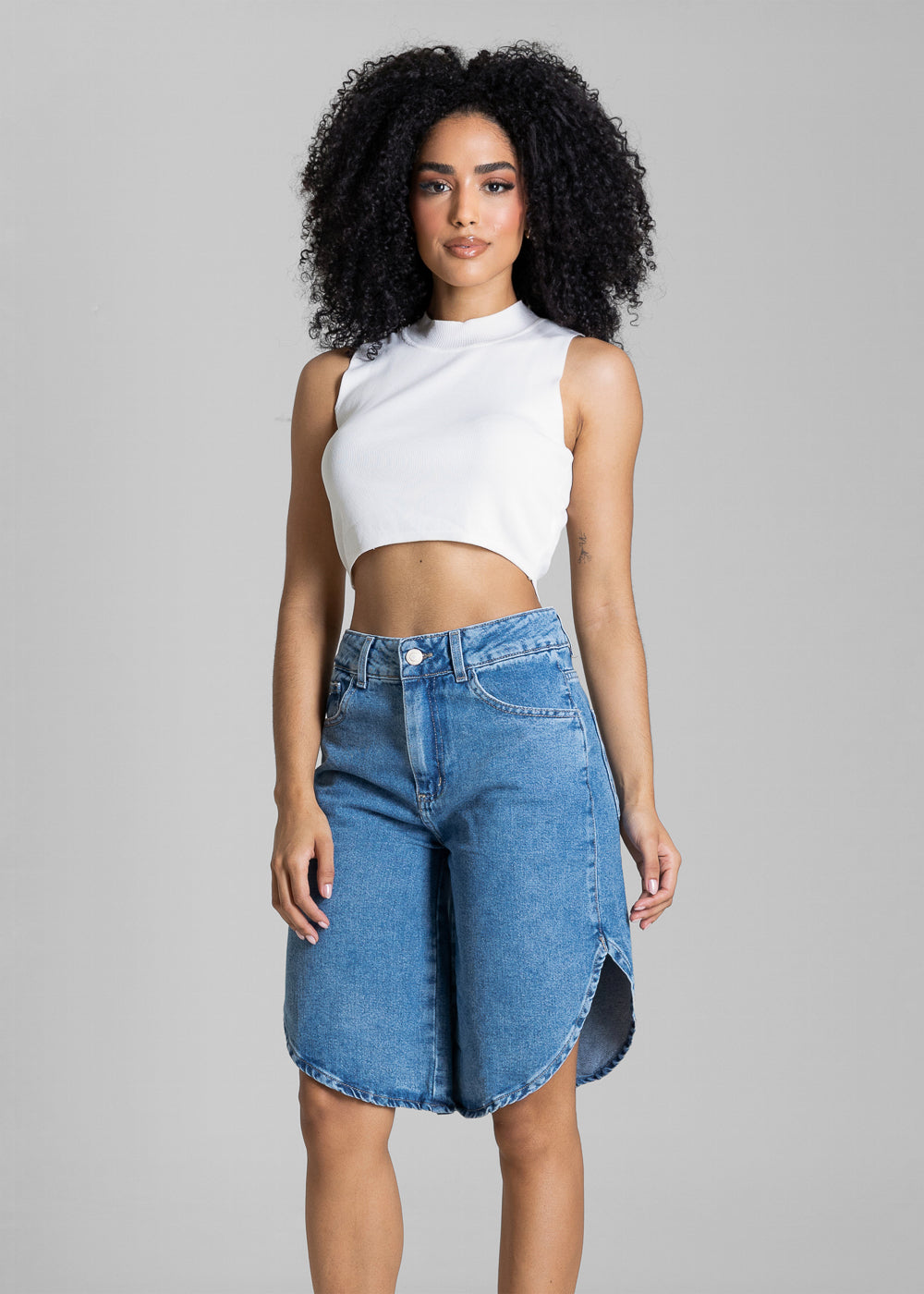 Calça Jeans Sawary Boot Cut Petit - 283777 AZUL