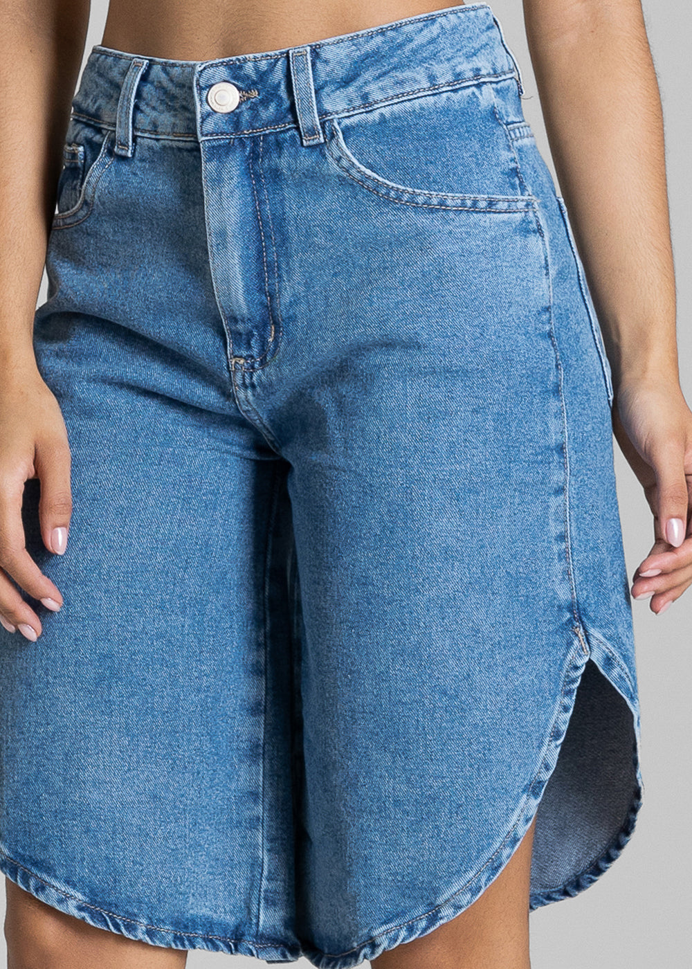 Bermuda Jeans Tulipa Sawary - 284397 AZUL