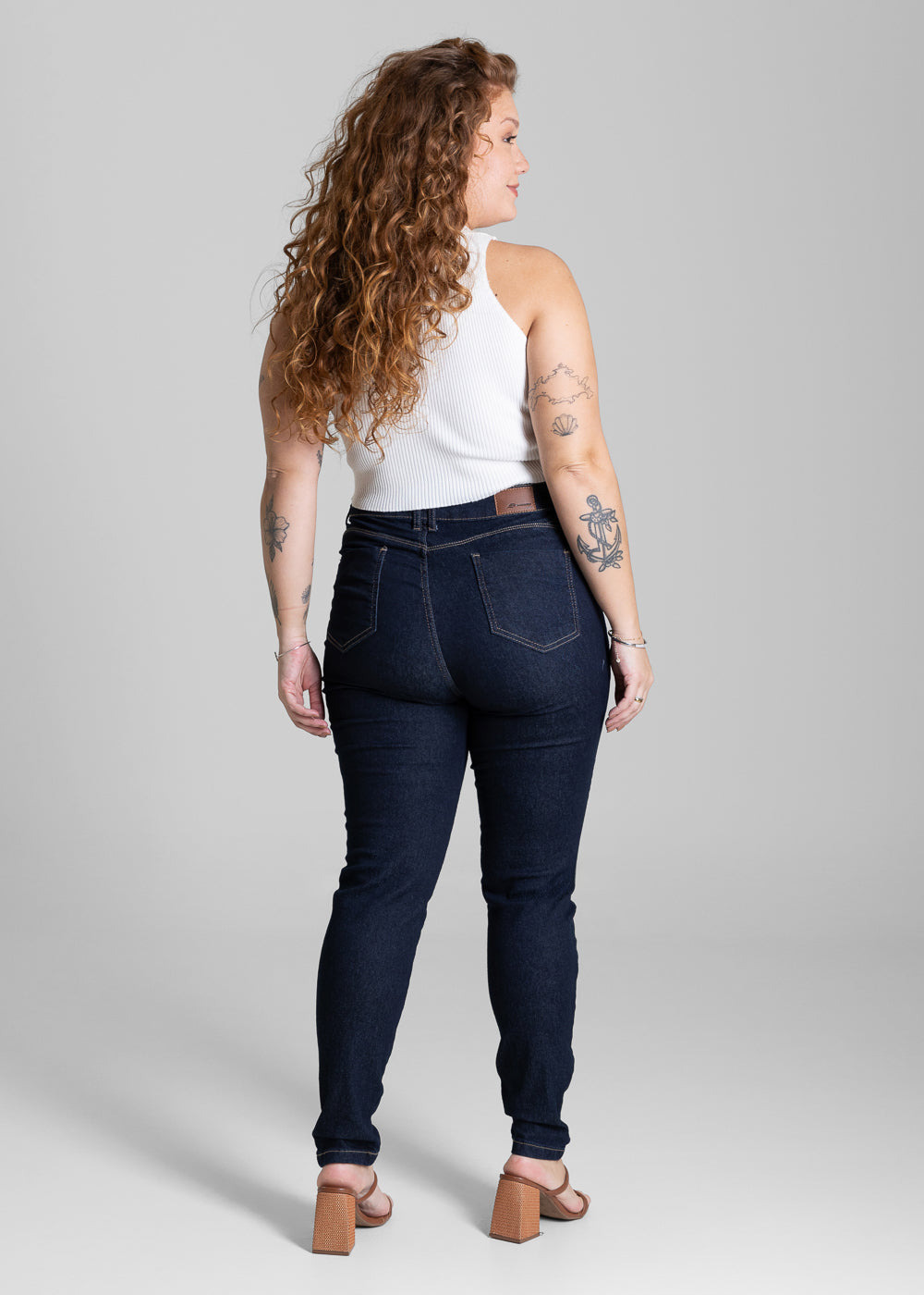 Calça Jeans Sawary Push Up Plus Size - 284403 AZUL