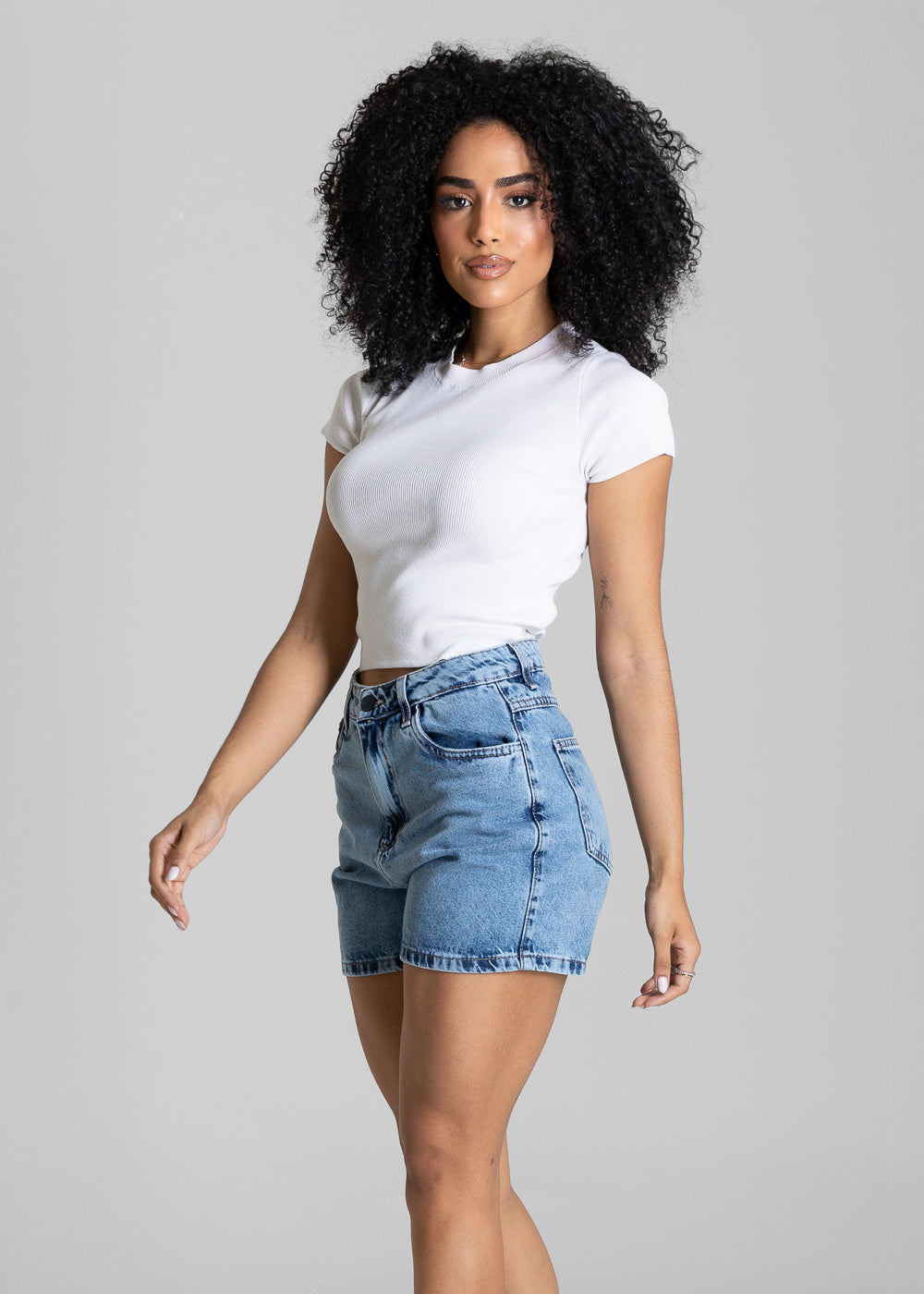 Shorts Jeans Sawary - 284428 AZUL