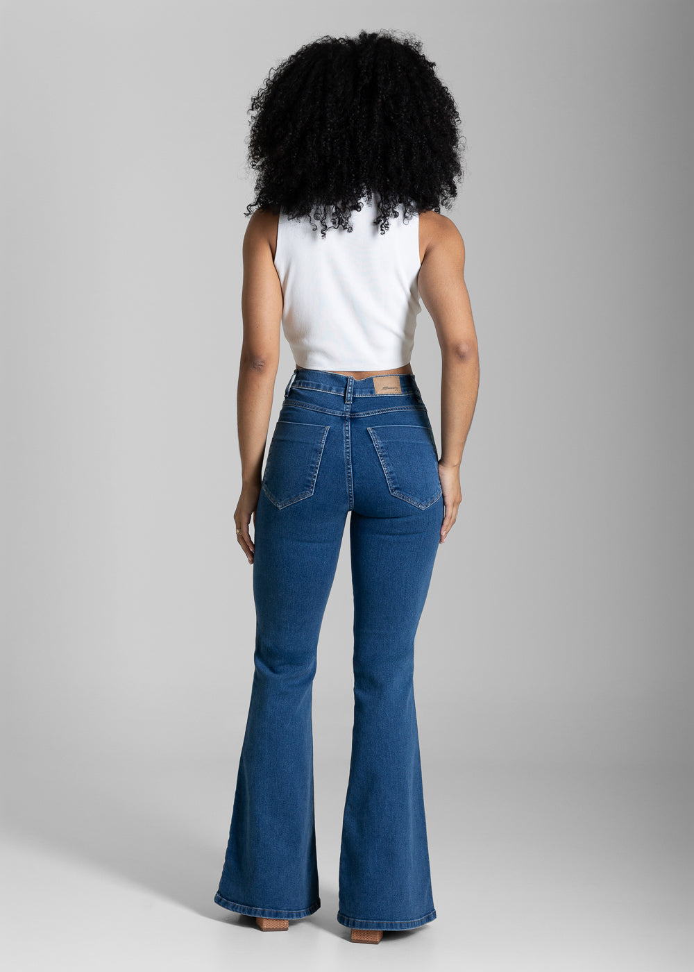 Calça Jeans Sawary Flare - 284448 AZUL
