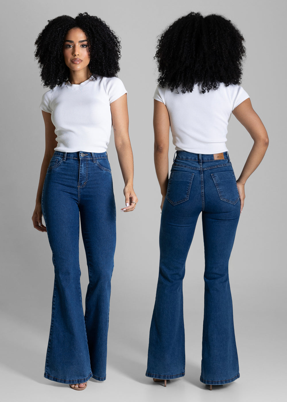 Calça Jeans Sawary Flare - 284451 AZUL