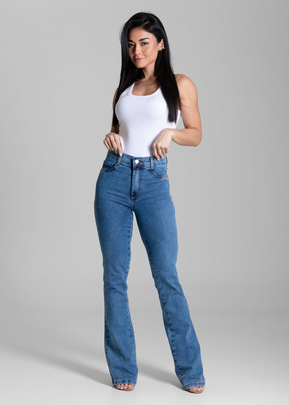 Calça Jeans Sawary Boot Cut - 284492 AZUL