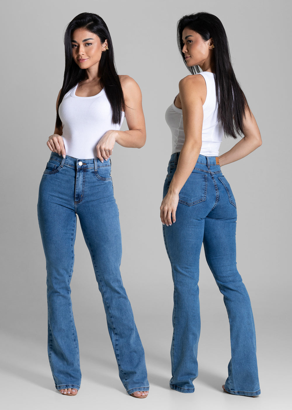 Calça Jeans Sawary Boot Cut - 284492 AZUL