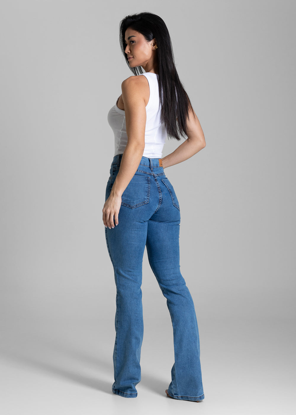 Calça Jeans Sawary Boot Cut - 284492 AZUL