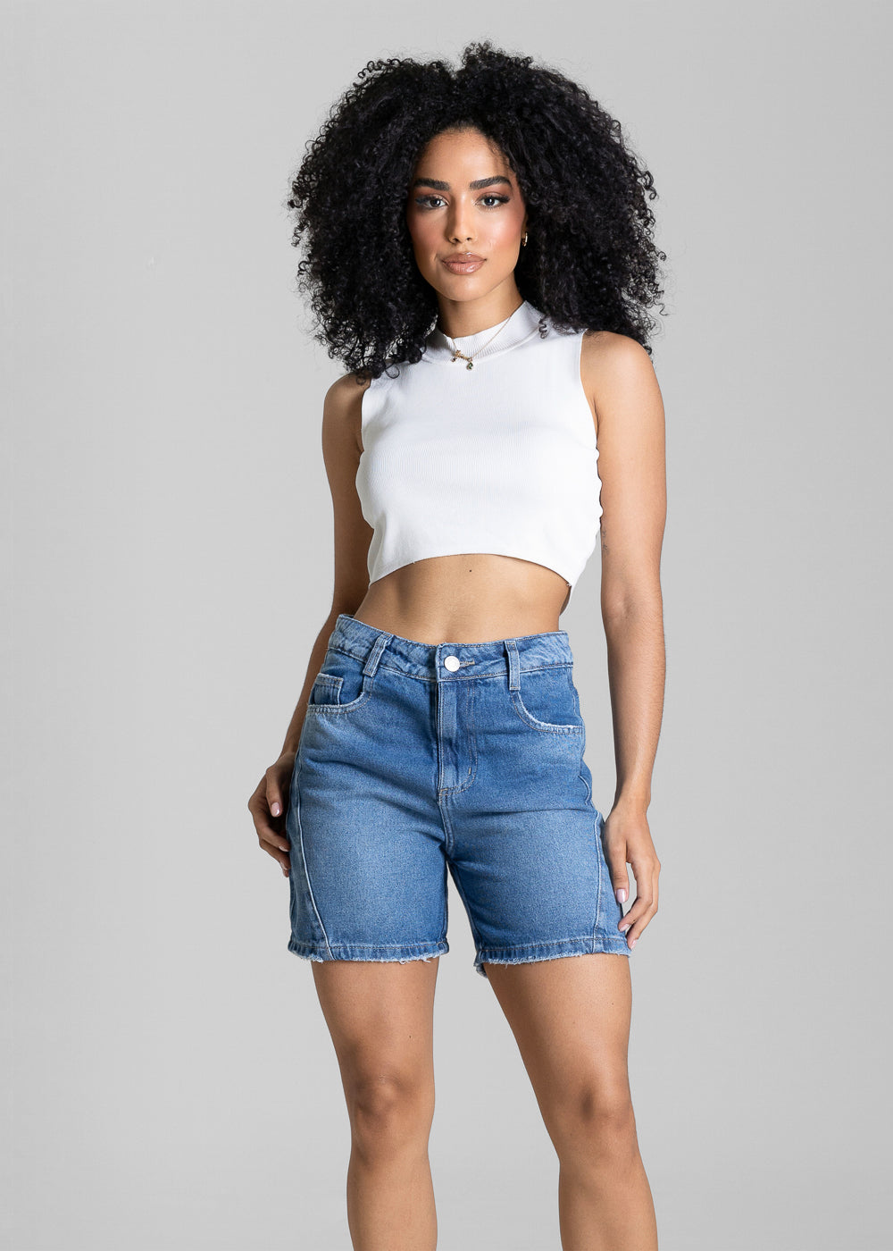 Shorts Jeans Sawary - 284517 AZUL