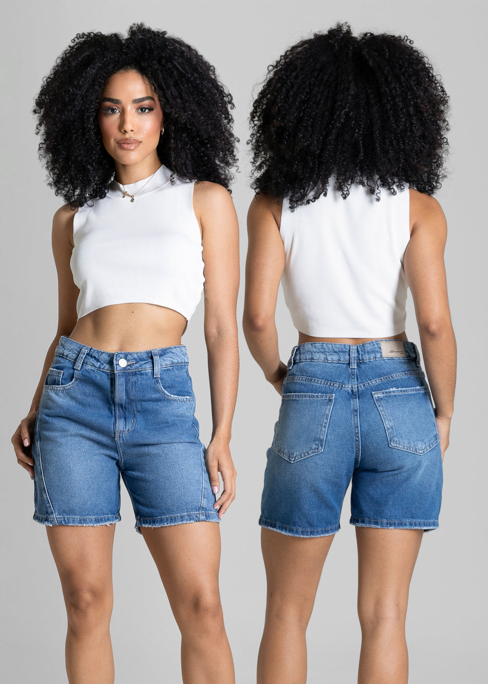 Shorts Jeans Sawary - 284517 AZUL