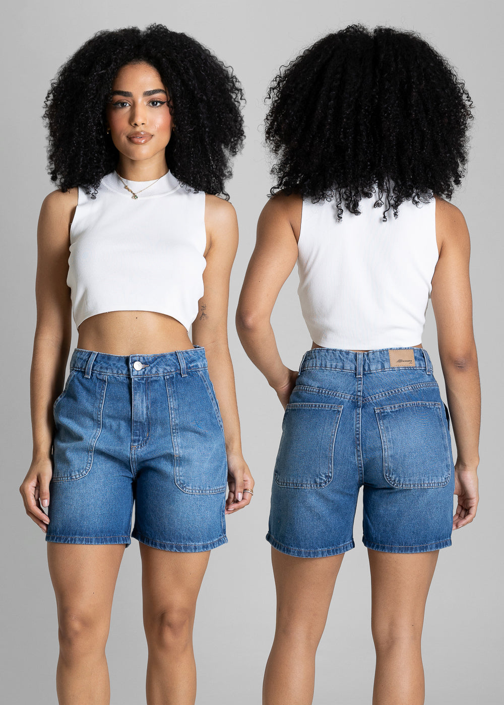 Shorts Jeans Sawary - 284540 AZUL