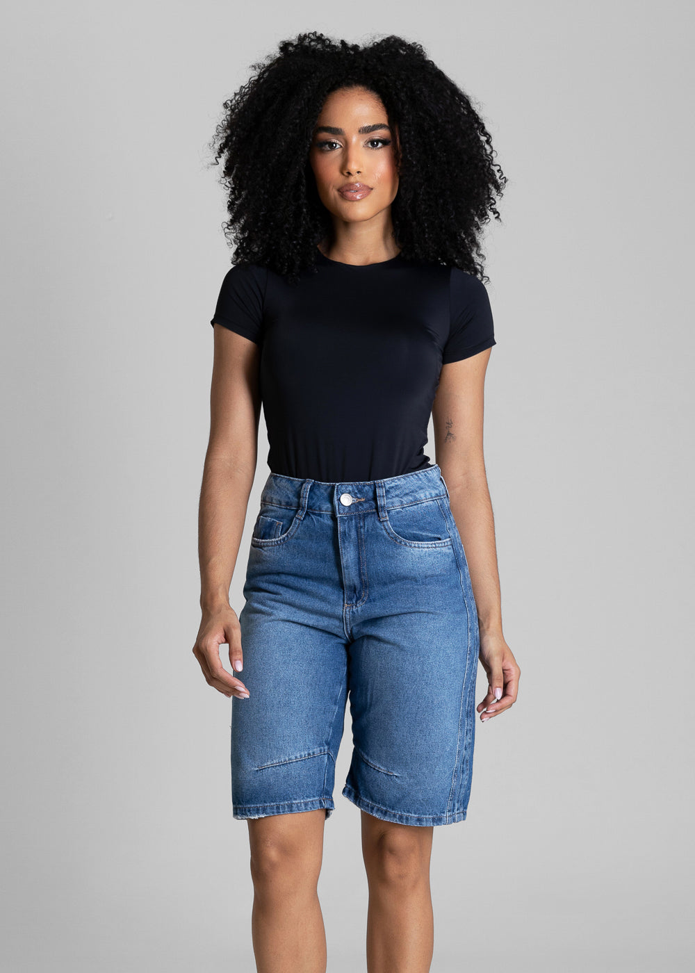 Bermuda Jeans Sawary - 284546 AZUL