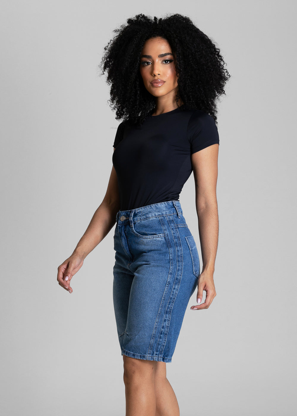 Bermuda Jeans Sawary - 284546 AZUL