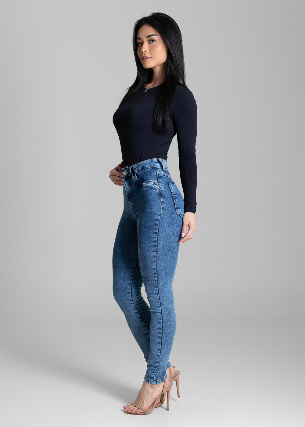 Calça Jeans Sawary Skinny - 284570 AZUL