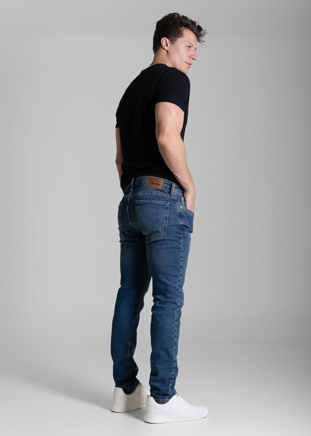 Calça Jeans Sawary Slim - 284603 AZUL