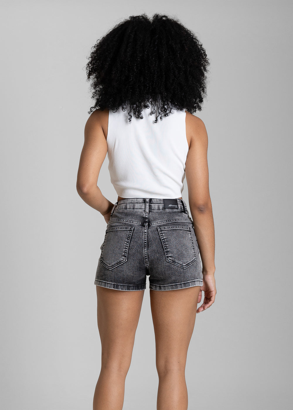 Shorts Jeans Sawary - 284615 PRETO