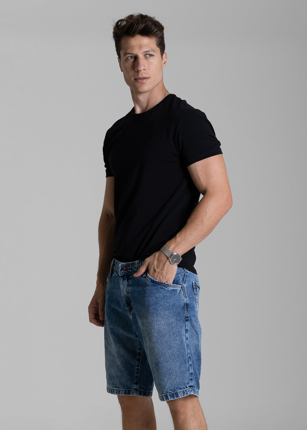 Bermuda Jeans Sawary - 284618 AZUL