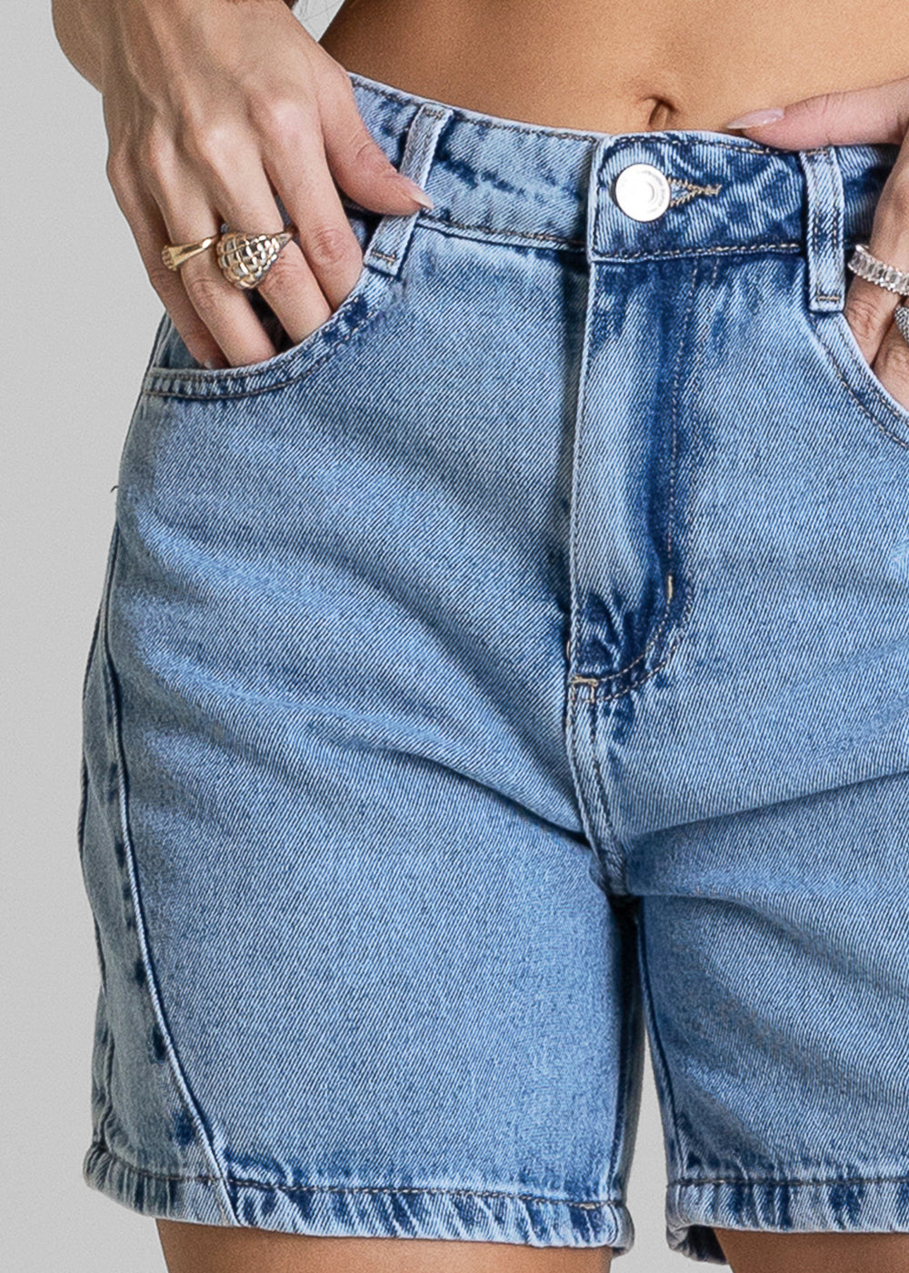 Shorts Jeans Sawary - 284681 AZUL