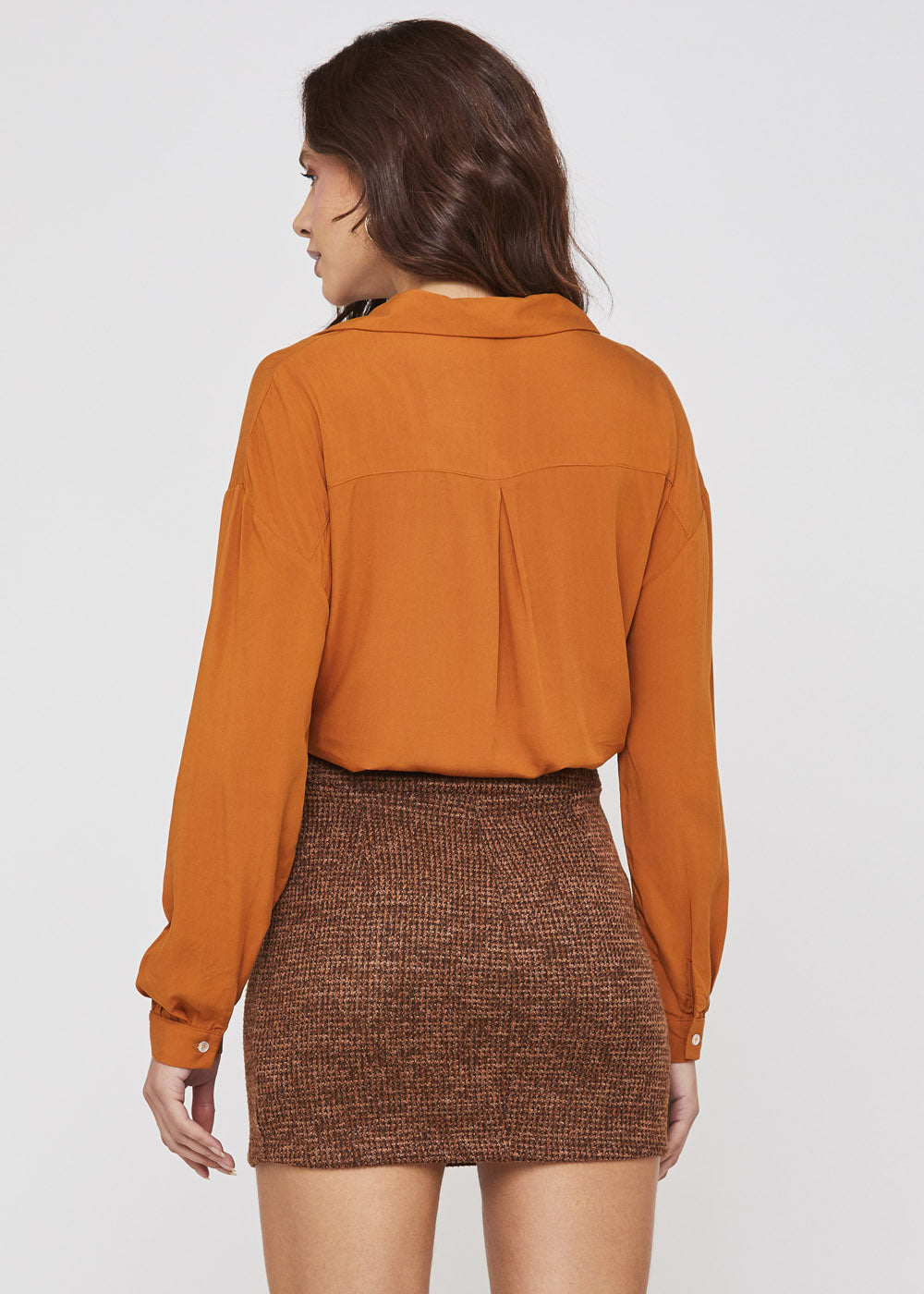 Saia Sawary Curta - 277523 MARROM