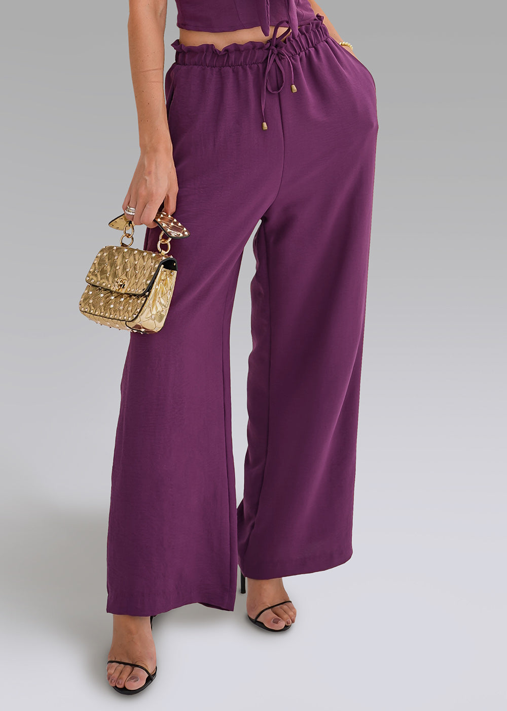 Calça Sawary Pantalona - 278623 MAGENTA