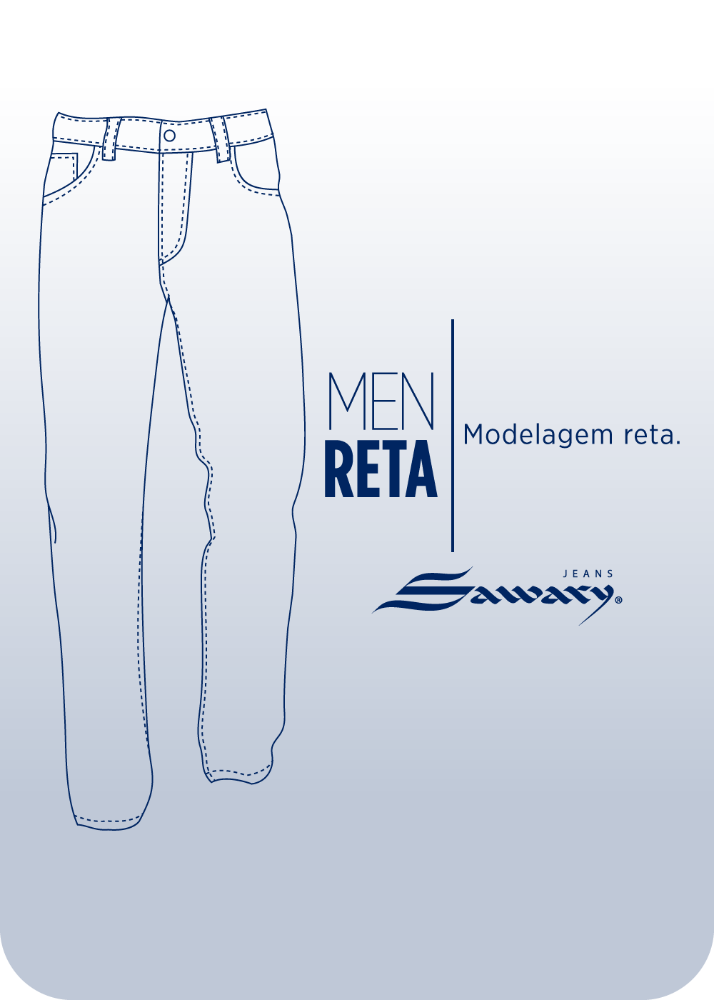 Calça Jeans Sawary Reta - 280146 PRETO