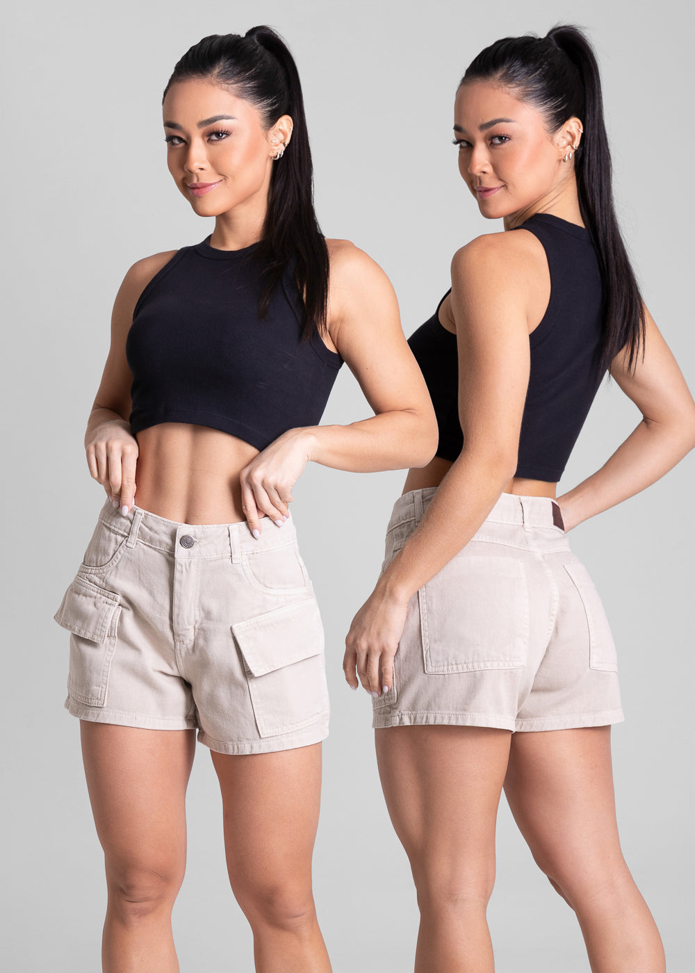 Shorts Sarja Sawary - 282232 BEGE