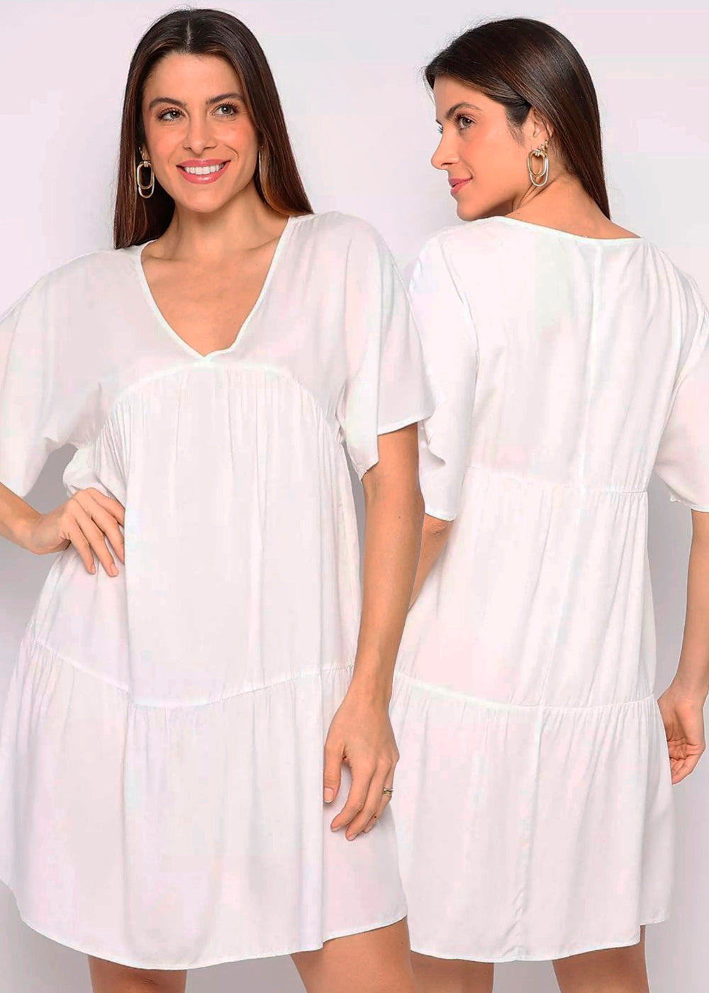 Vestido Sawary Marias - 278321 BRANCO