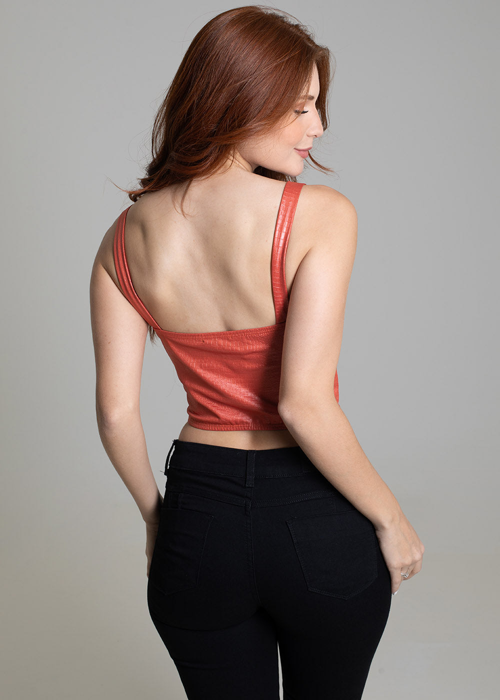 Blusa Sawary Croco - 274831 TELHA