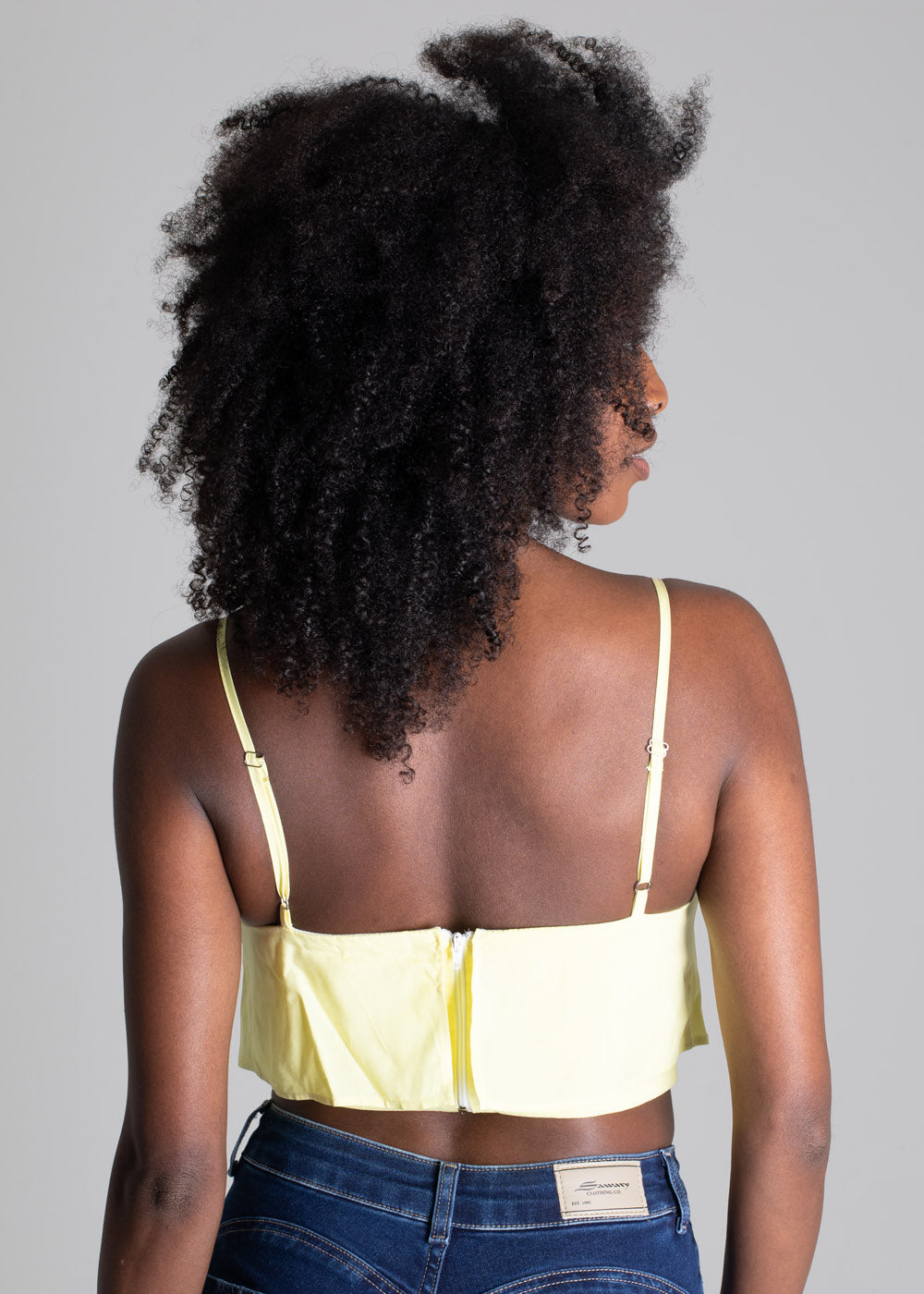 Cropped Sawary Curto - 276394 AMARELO