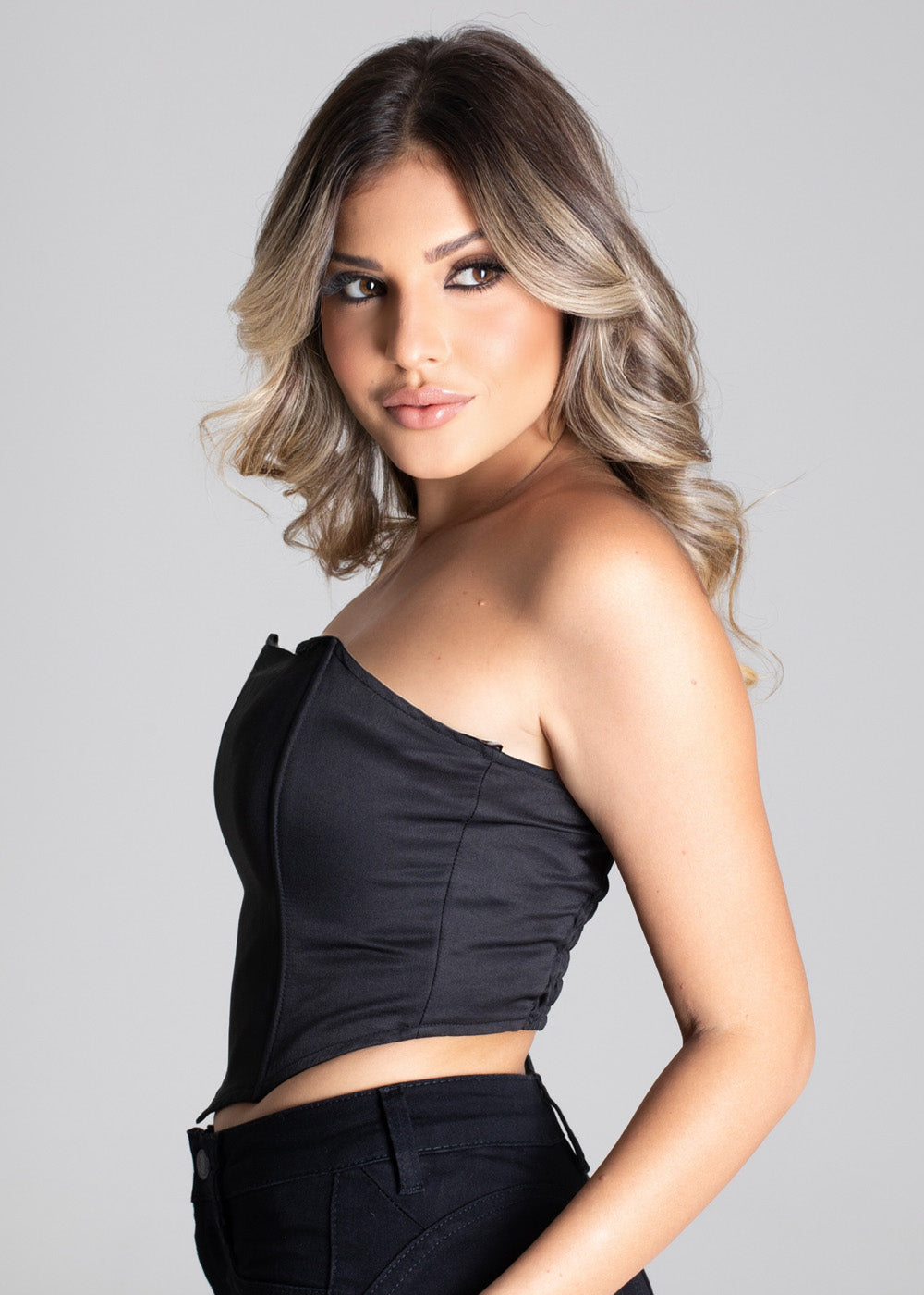 Cropped Sawary Atitude - 276703 PRETO