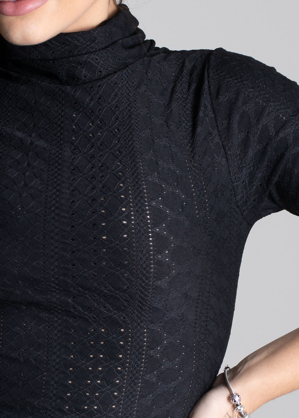 Cropped Sawary Preto - 277336 PRETO