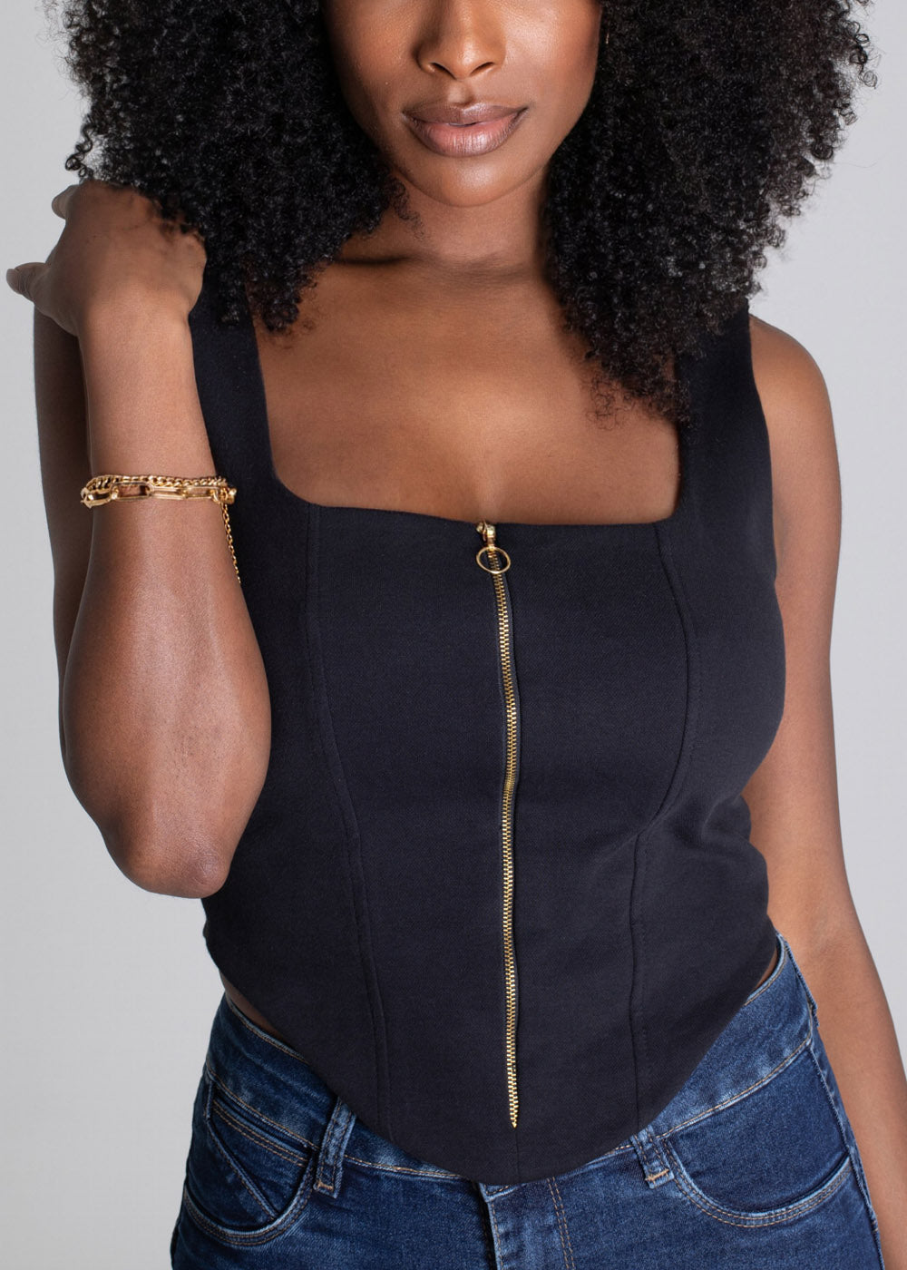 Cropped Sawary New - 276398 PRETO